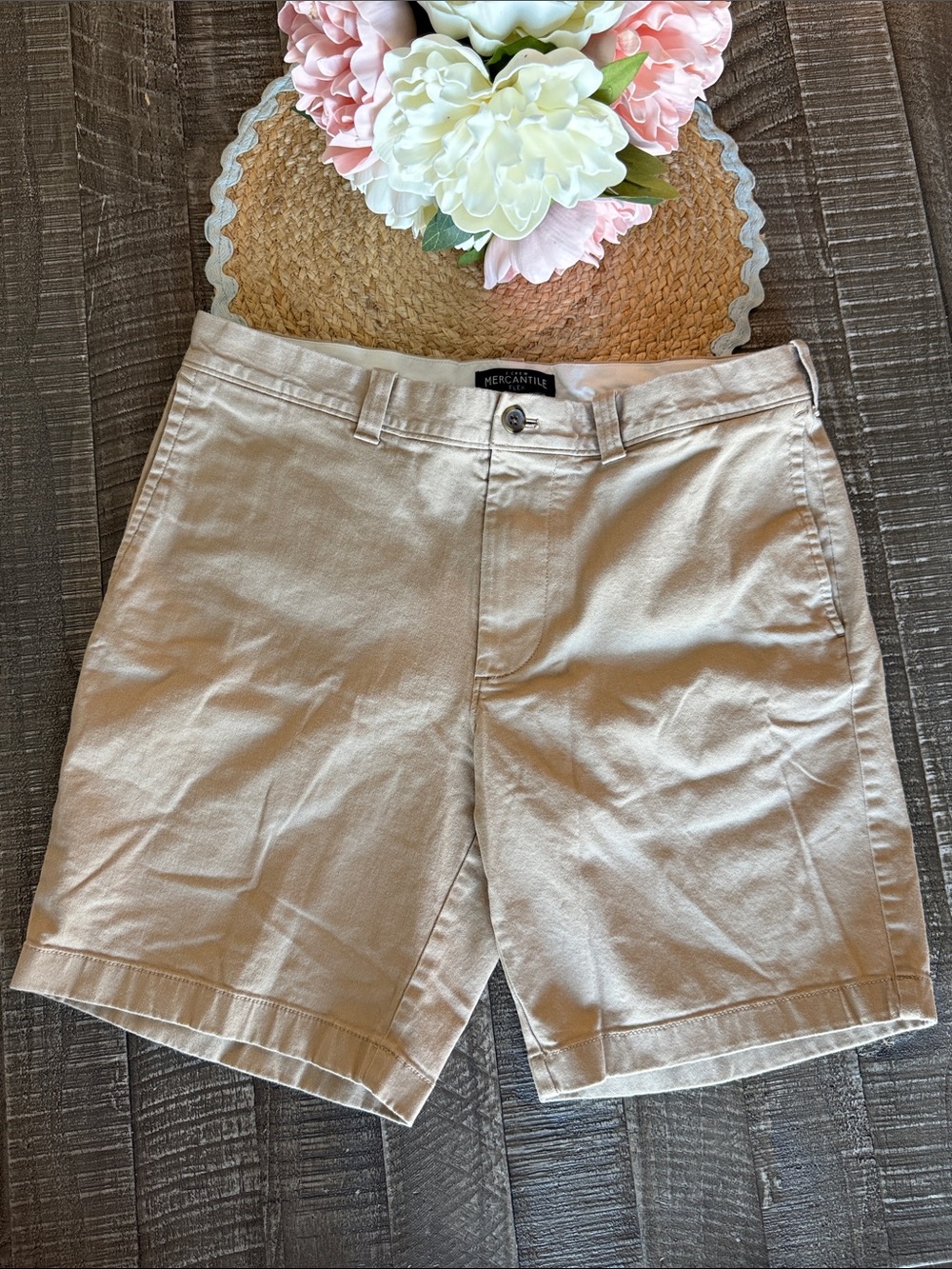 J. Crew Tan Flat Front Men’s Shorts